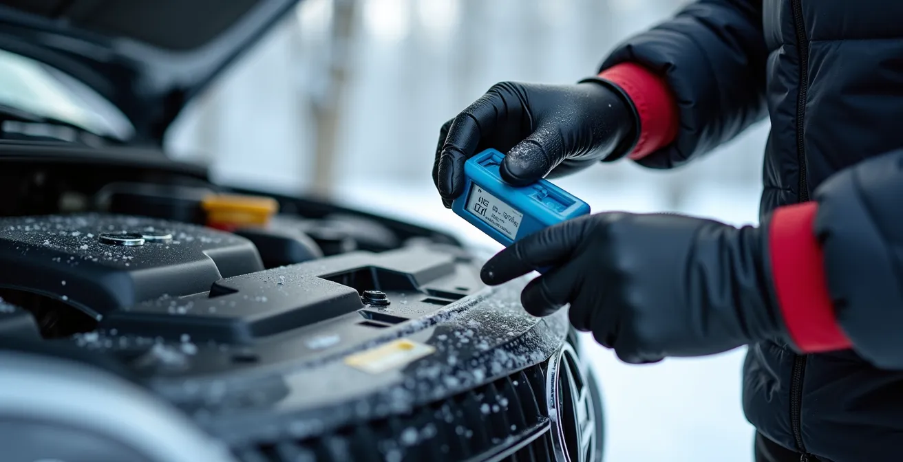 Utilisation d'un testeur de glycol pour vérifier le liquide de refroidissement